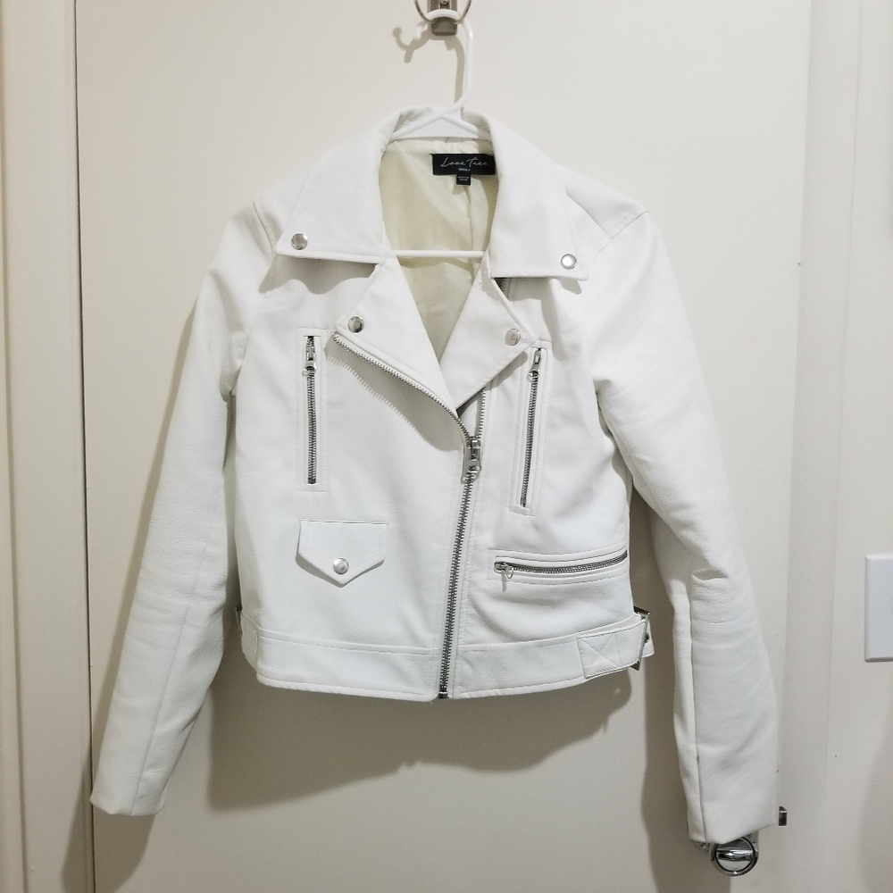 Faux Leather Moto Jacket